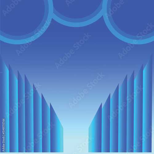 This is a background with a gradient blue theme, with scratches like a fence, suitable for designing posters, banners, Instagram posts, etc.