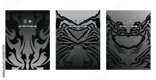 Bundle design Pattern, for jersey, sport, or, Drk Background