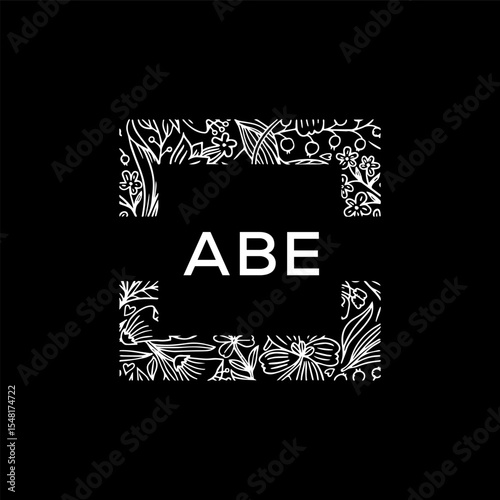 ABE Letter Initial Logo Design Template Vector Illustration