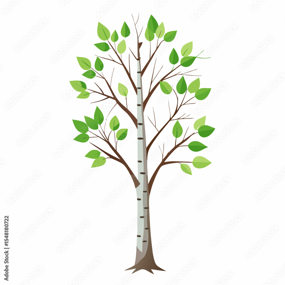 Obraz premium tree with green leaves