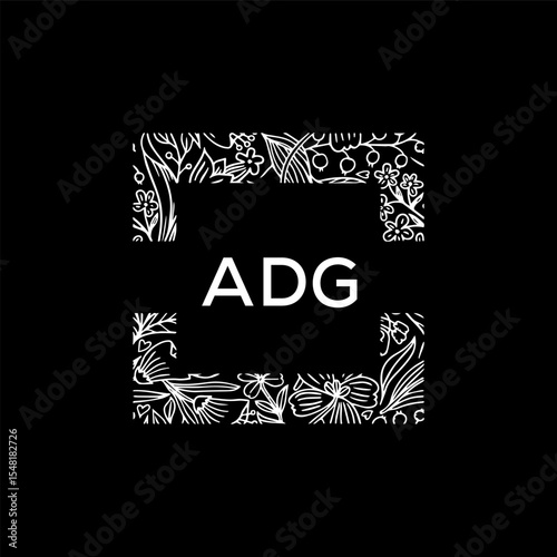 ADG Letter Initial Logo Design Template Vector Illustration