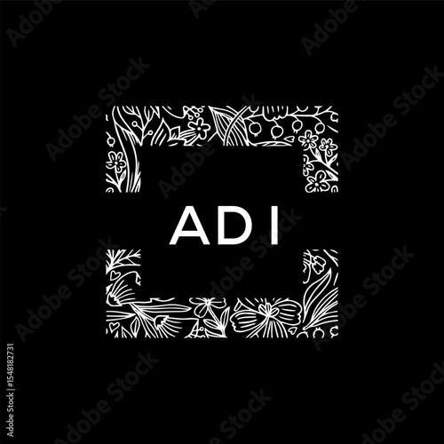 ADI Letter Initial Logo Design Template Vector Illustration