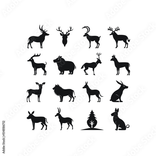   22  vector illustration of 16 jackrabbit  wild b.eps