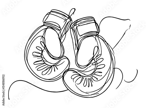 baby shoes tied together – outline newborn symbol