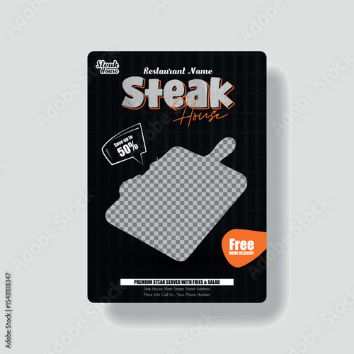 Steakhouse Supreme – A Cut Above the Rest Menu Template