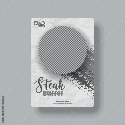 Steakhouse Supreme – A Cut Above the Rest Menu Template