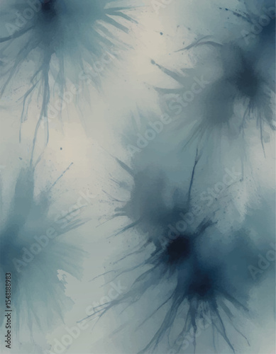 Abstract Blue Gradient Flowing Texture Background.
