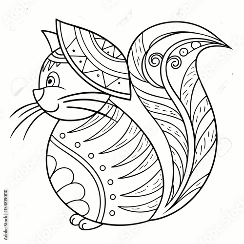 black and white fish