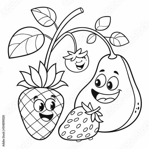 fruit and pear