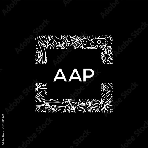 AAP Letter Initial Logo Design Template Vector Illustration