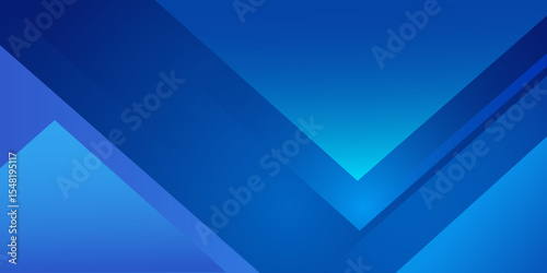 Abstract blue triangle background. Vector illustration.