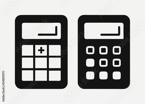 calculator icon set