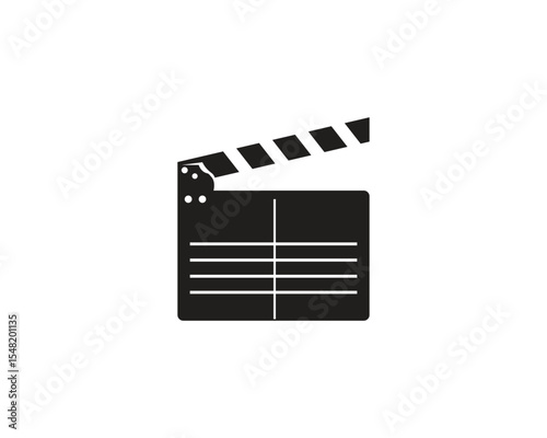 abstract film icon vector illustration template