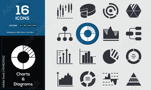 Charts or Diagrams Set of high-quality icons that are suitable for Charts or Diagrams. And change your next projects with minimalist icon design, perfect for websites, mobile apps, books, social media