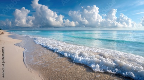 Wallpaper Mural Breathtaking Zoom Background Of Tranquil Ocean Waves Torontodigital.ca
