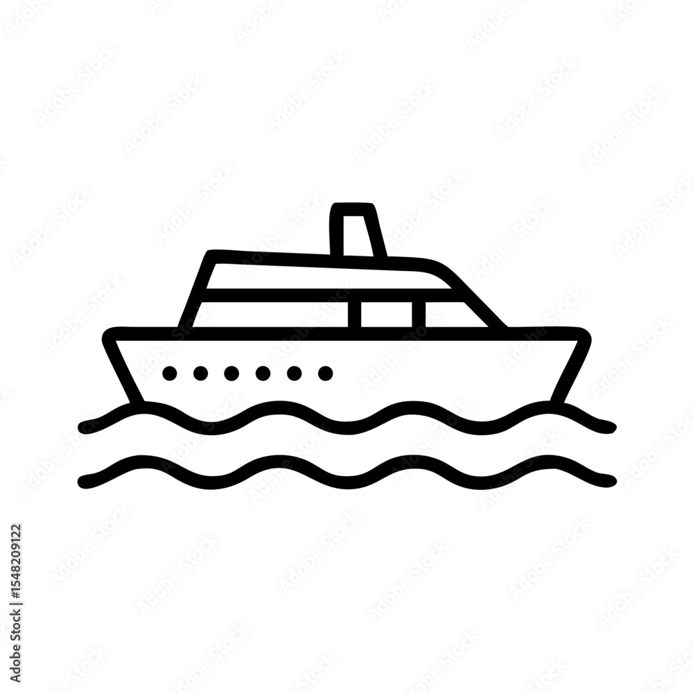 cruise ship on transparent background for web and graphic design cruise ship on transparent background for web and graphic design