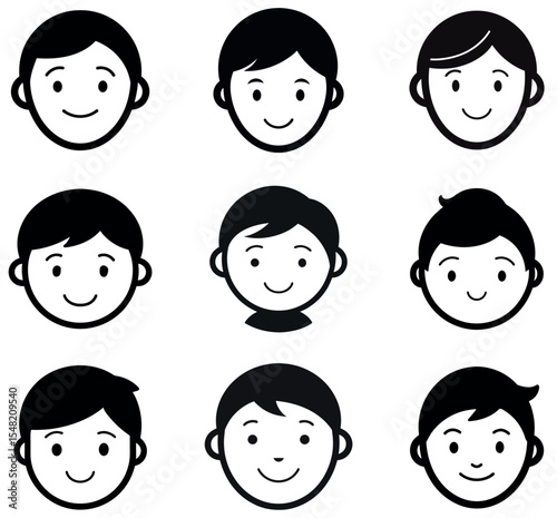 Men's Hairstyle Icons Collection