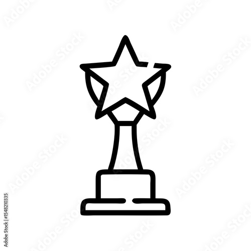 winning icon on transparent background for web and graphic design