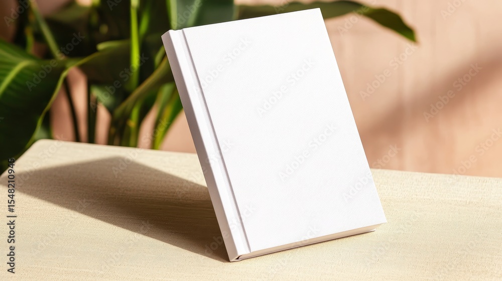 Fototapeta premium Blank White Book Cover Mockup, Book Design, Mockup Book Cover, Mockup Design