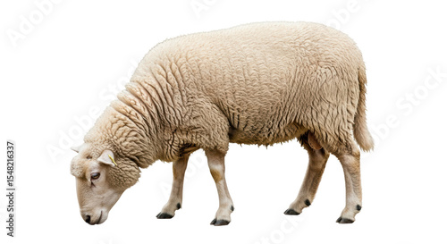 Fototapeta Naklejka Na Ścianę i Meble -  Isolated Sheep