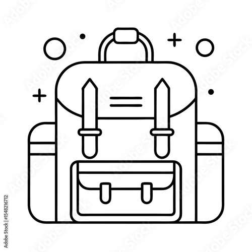 digital nomad outline lifestyle pack