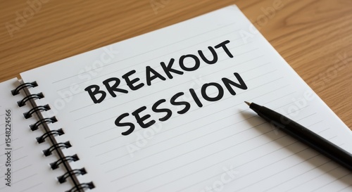 Written On Notebook With Pen On Wooden Background