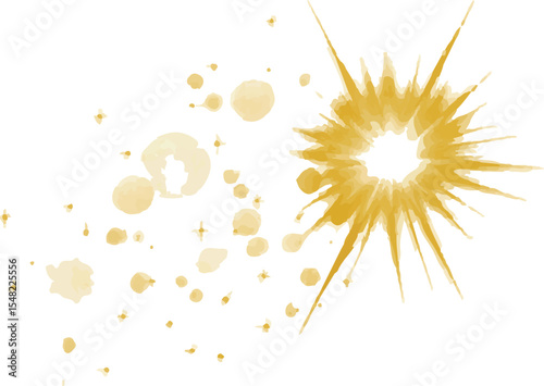 yellow light effect reflections, neon illumination in yellow colors. Bright light lens. Png spotlight spark. Stadium Lighting. Sunlight, Shiny stars, glowing sparks. Vector