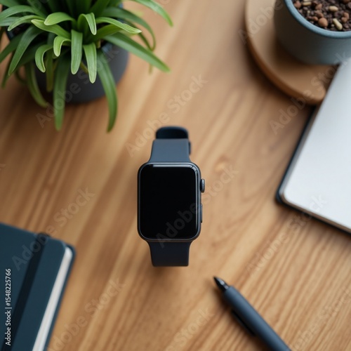 smartwatch on a table