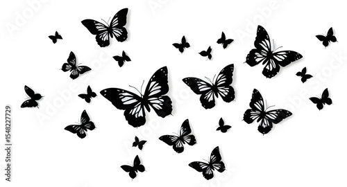 flying butterfly silhouette, butterfly in flight vector, butterfly motion illustration, fluttering butterfly silhouette, butterfly wings spread, butterfly flying clipart, butterfly aerial design, butt