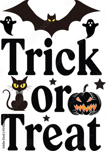 Trick or treat svg desine.eps