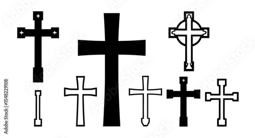 abstract cross silhouette, modern cross symbol, futuristic cross design, geometric cross icon, creative cross emblem, minimal abstract cross, conceptual cross silhouette, digital art cross symbol, gra