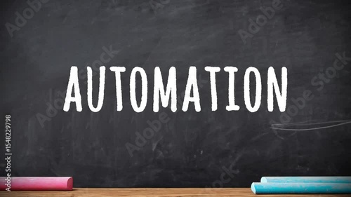 Automation Title Handwritten Style Animation