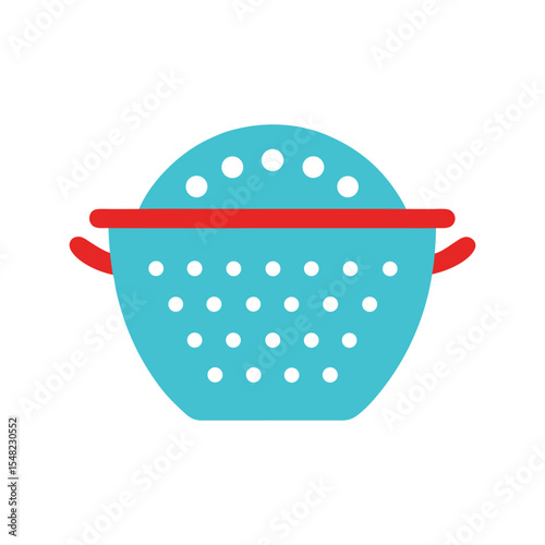 Colander clipart vector art illustration