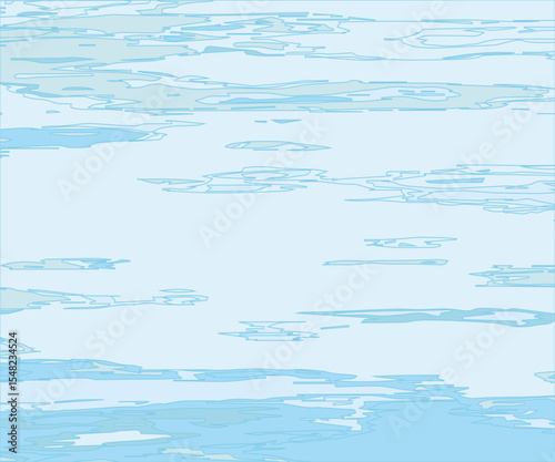 Blue Ocean Water Background, Sea Wavy Nautical and Marine Texture, Reflection Surface of the Water, Yachting Army Military Hunting Camouflage Uniform Pattern