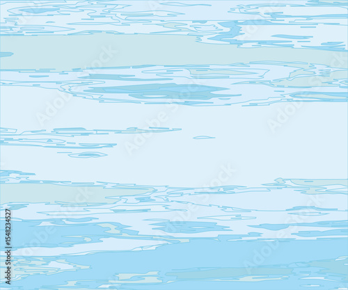 Blue Ocean Water Background, Sea Wavy Nautical and Marine Texture, Reflection Surface of the Water, Yachting Army Military Hunting Camouflage Uniform Pattern