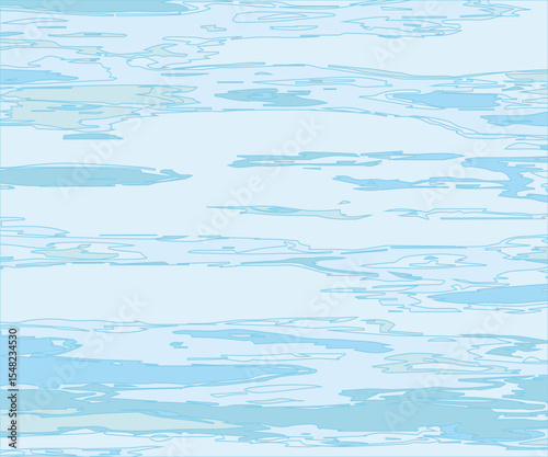 Blue Ocean Water Background, Sea Wavy Nautical and Marine Texture, Reflection Surface of the Water, Yachting Army Military Hunting Camouflage Uniform Pattern
