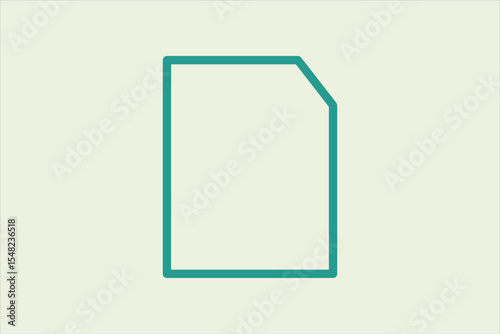 File icon. icon related to UI elements. suitable for web site, app, user interfaces,element, printable etc. line icon style. simple vector design editable