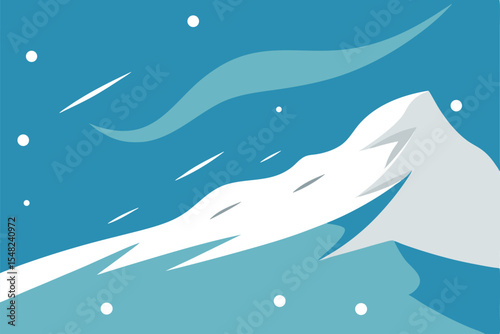 mountain landscape Vector illustration 