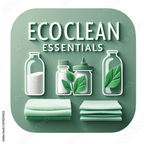 Eco friendly cleaning products and sustainable home essentials for a green lifestyle and clean home routine