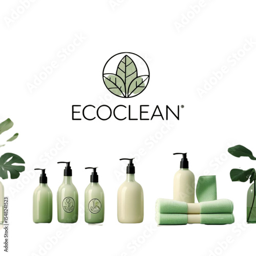 Ecoclean bathroom essentials: sustainable soap dispensers, organic towels, and eco friendly cleaning products