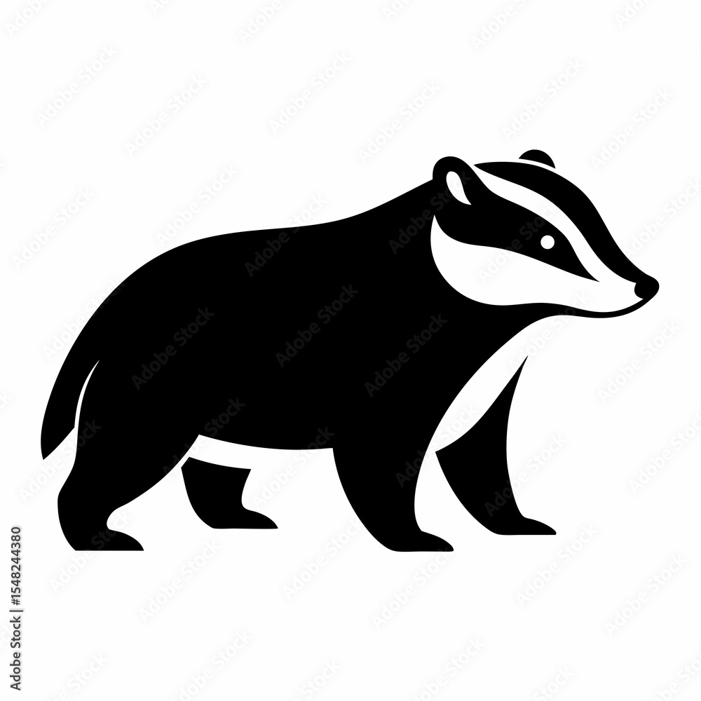 Obraz premium vector illustration of a black panther