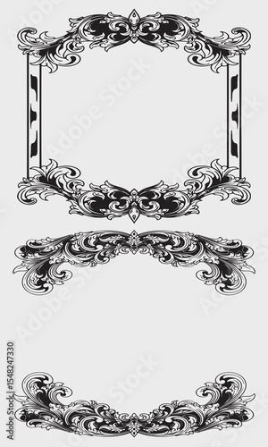 set of vintage frames