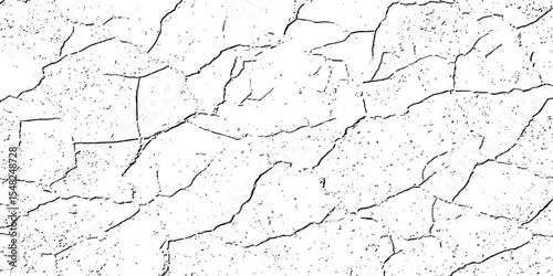 "White cracked earth texture background. Dry soil pattern with natural fracture lines, ideal for drought, climate change, aging surface concepts, or distressed abstract design elements"