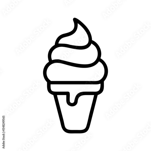 Ice cream cone with swirled topping for World Chocolate Day  