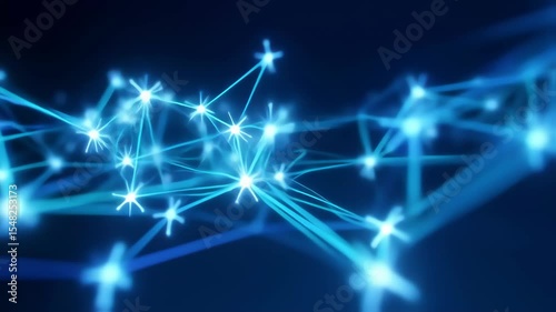 Abstract Network Connection Background for Technology and Innovation Concepts