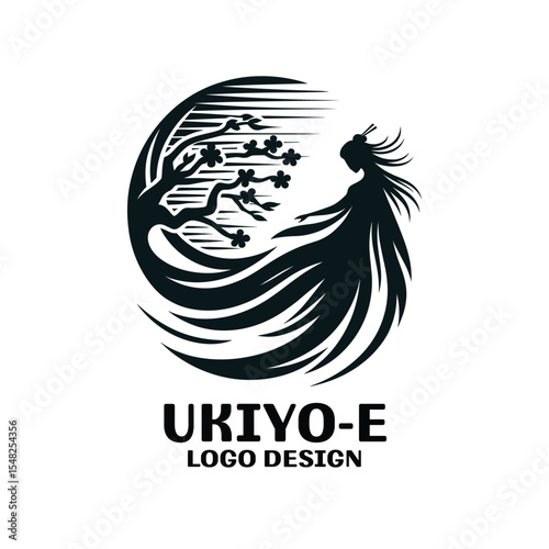 Ukiyo-E Vector Logo Design
