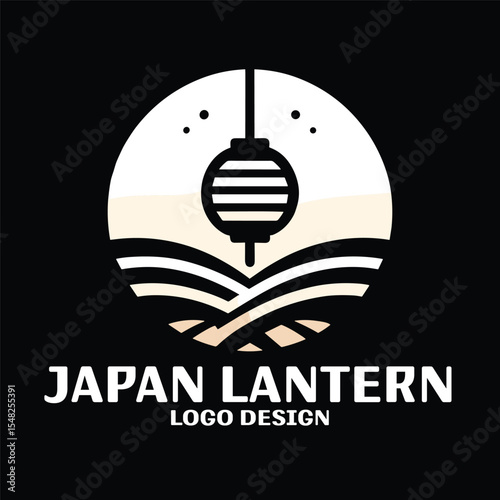Japan Lantern Vector Logo Design