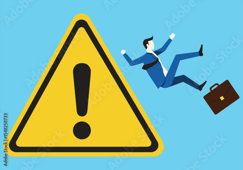 Business Risk, Financial Danger, Cautionary Warning, Economic Instability, Investment Uncertainty, Job Loss Threat, Career Setback, Corporate Failure, Market Volatility, Unexpected Crisis