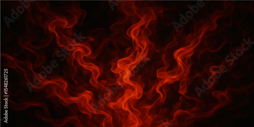 Abstract red and yellow smoke and flame patterns create a dark, fiery background with a burning motion design (15)