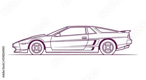 Isolated Car Outline
